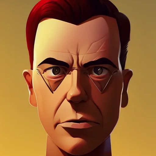 Image similar to face icon stylized minimalist goldfinger, loftis, cory behance hd by jesper ejsing, by rhads, makoto shinkai and lois van baarle, ilya kuvshinov, rossdraws global illumination