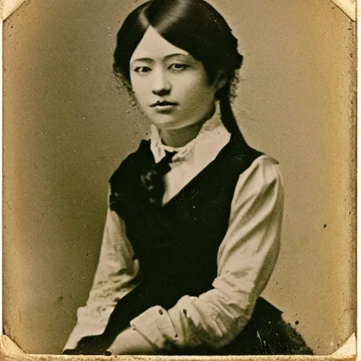 Image similar to 1 8 0 0 s photograph of miku