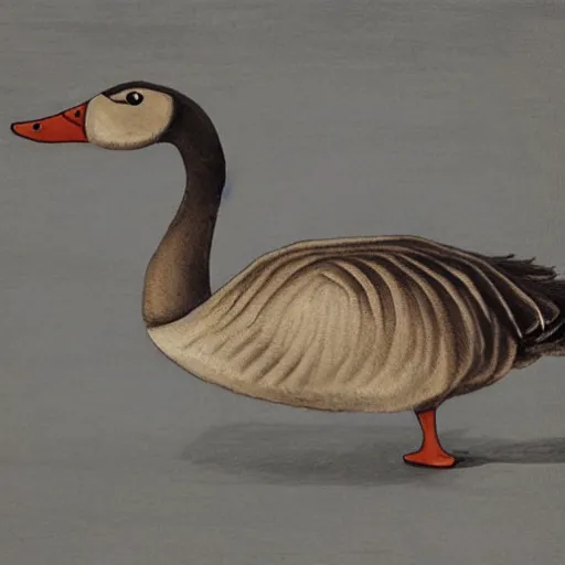 Image similar to goose samurai