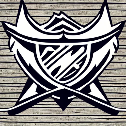 Image similar to nhl logo detailed vector vikings