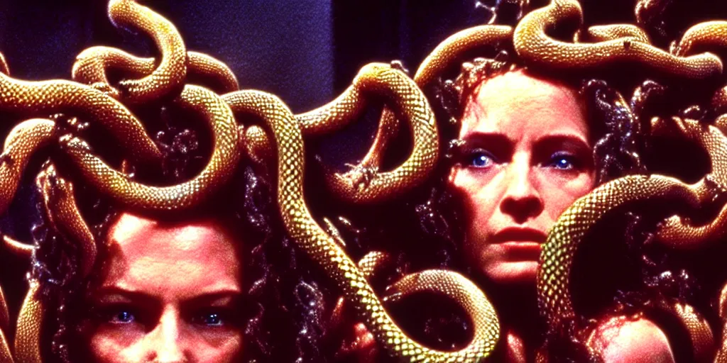 If Medusa's hair was snakes, were her leg hairs tiny little baby