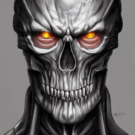 Image similar to clint eastwood as grim reaper, fantasy, intricate, elegant, highly detailed, digital painting, artstation, concept art, smooth, sharp focus, illustration, art by giger