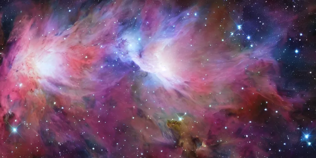 Prompt: a photo of the orion nebula, photorealistic, 4k