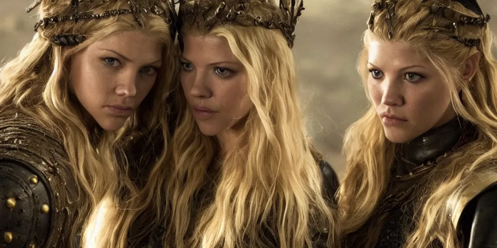 Image similar to Katheryn Winnick in the TV series Vikings