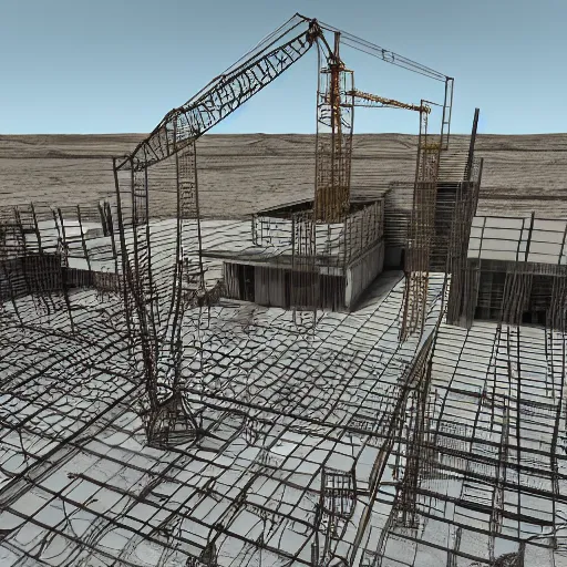 Image similar to construction site bill of mairials 3 d render