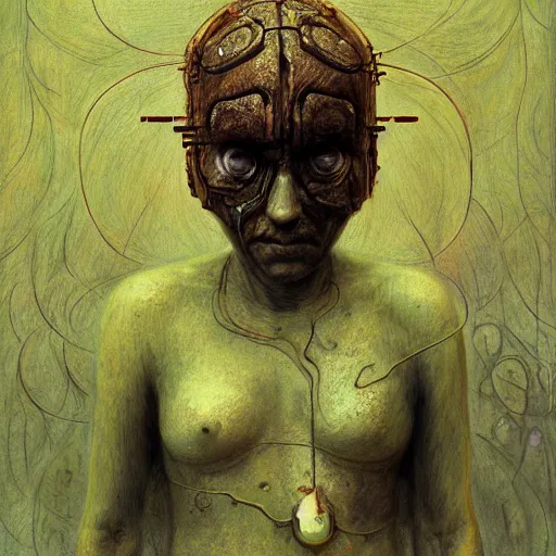 Image similar to paul blart as human segway hybrid, highly detailed, environment art, body horror, biopunk, by zdzisław beksinski, peter gric, marco mazzoni