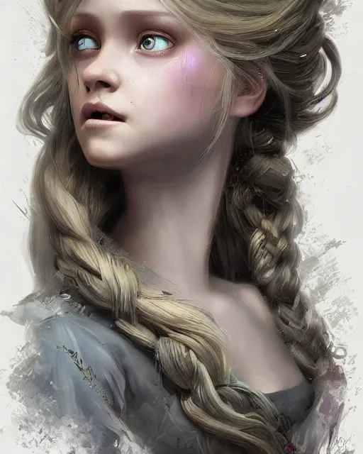 Prompt: princess rapunzel, hyper realistic face, beautiful eyes, fantasy art, in the style of greg rutkowski, intricate, hyper detailed, smooth