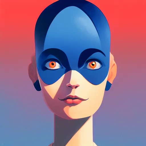 Image similar to face icon stylized minimalist the day the earth stood still, loftis, cory behance hd by jesper ejsing, by rhads, makoto shinkai and lois van baarle, ilya kuvshinov, rossdraws global illumination