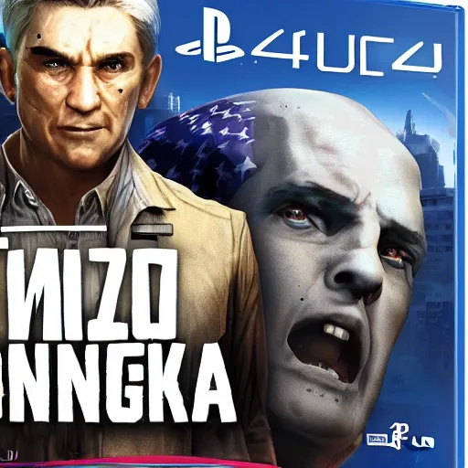 Prompt: Boxart for the most political video game to ever exist, 4K UHD, amazing quality