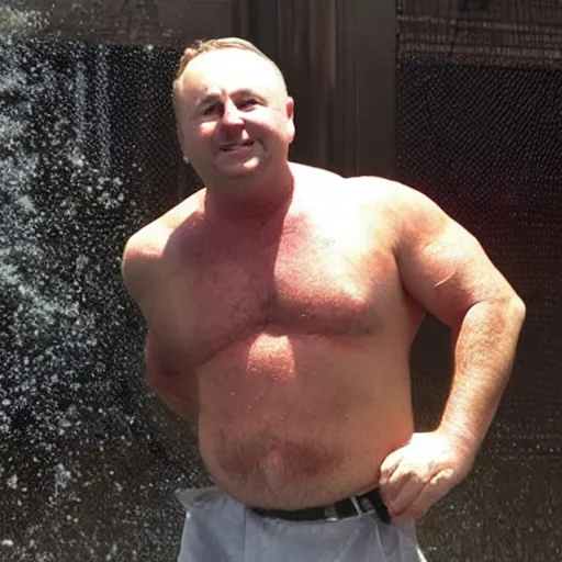 Prompt: anthony albanese on steroids