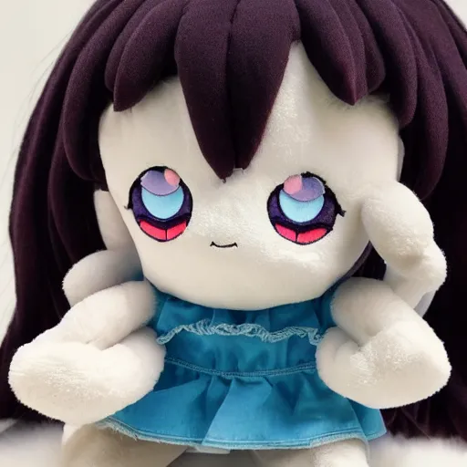 Image similar to cute fumo plush of the nasty girl who told rumors behind everybody's back