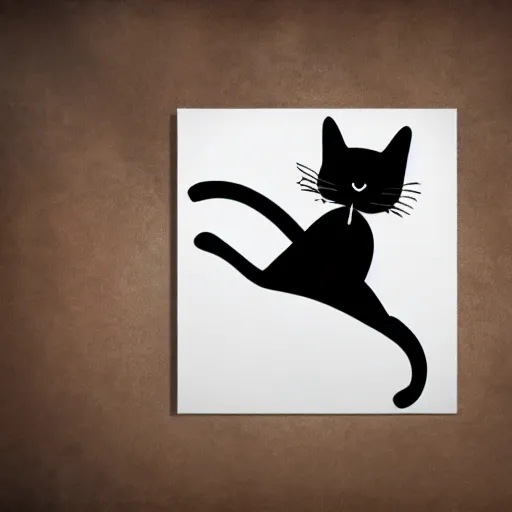 Prompt: a photorealistic cute black cat dancing vogue dance