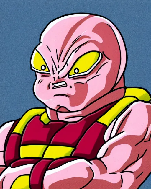 Image similar to krang as a character from dragonball z