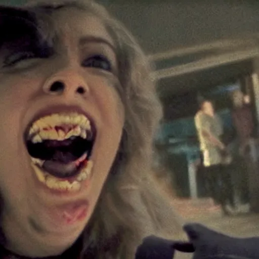 Image similar to screenshot from the movie Rabid Vampire Bats Attack!