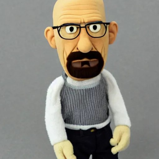 Image similar to walter white as a muppet