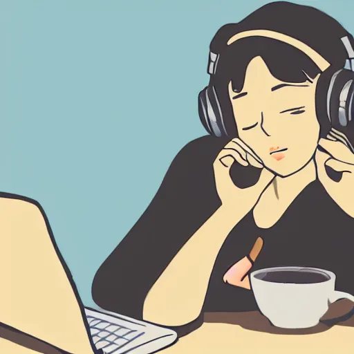 Prompt: seductive lofi beats to study and relax to