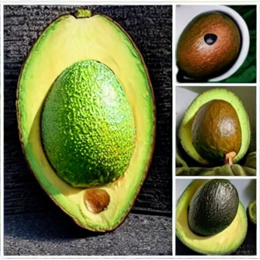 Image similar to an avocado chuck norris