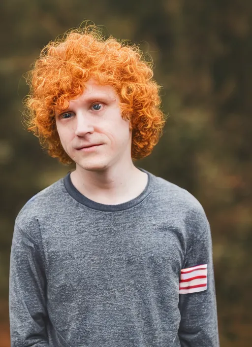 Image similar to portrait photo still of real life kyle broflovski, 8 k, 8 5 mm, f. 1 4