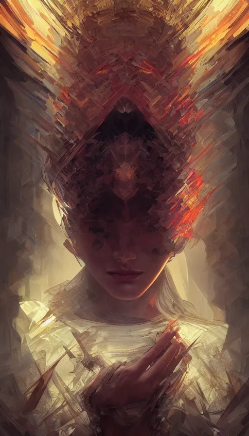 Image similar to abstract, fame of thrones, lord of daggers, neon, fibonacci, sweat drops, insane, intricate, highly detailed, digital painting, artstation, concept art, smooth, sharp focus, illustration, Unreal Engine 5, 8K, art by artgerm and greg rutkowski and alphonse mucha