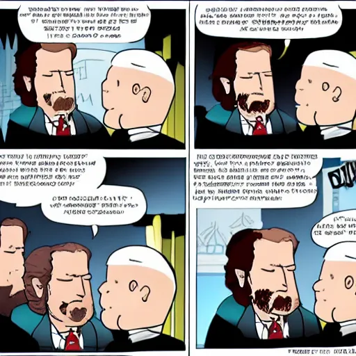 Image similar to dan benioff cartoon strip