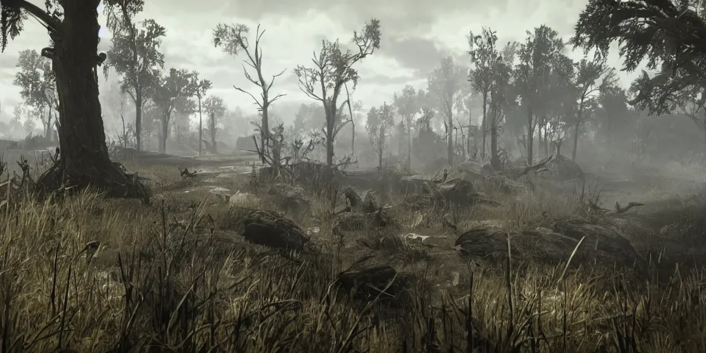 Image similar to hunt showdown landscape