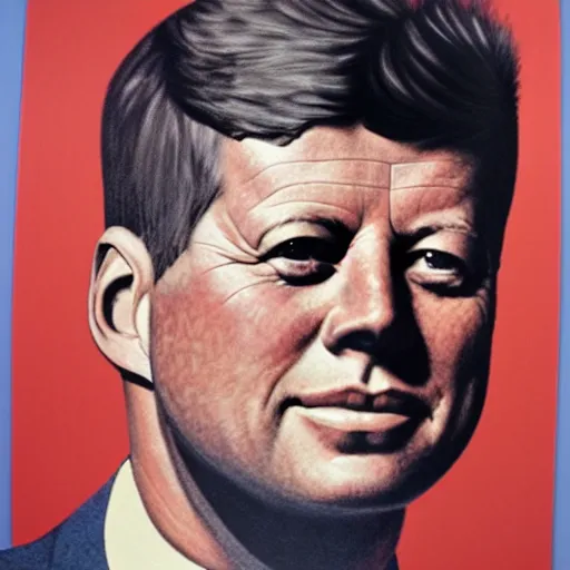 Image similar to john f. kennedy portrait