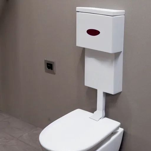 Image similar to toilet with angry facial expression, used by yoda