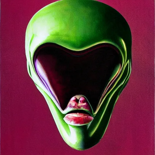 Image similar to alien by wayne thiebaud