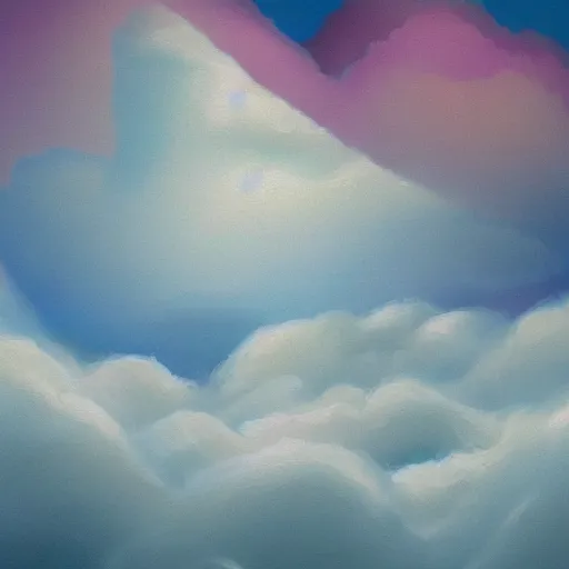 Image similar to a flock of puffy white marshmallow clouds in the sky above a sea of hot chocolate, abstract environment, award winning art, epic dreamlike fantasy landscape, ultra realistic,