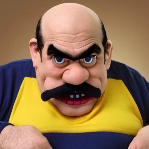 Image similar to wario as a real person