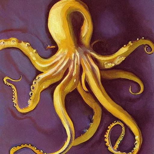 Image similar to octopus painted by john singer sargent