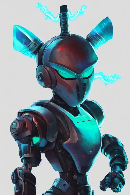 Image similar to epic mask helmet robot ninja portrait stylized as fornite style game design fanart by concept artist gervasio canda, behance hd by jesper ejsing, by rhads, makoto shinkai and lois van baarle, ilya kuvshinov, rossdraws global illumination radiating a glowing aura global illumination ray tracing hdr render in unreal engine 5