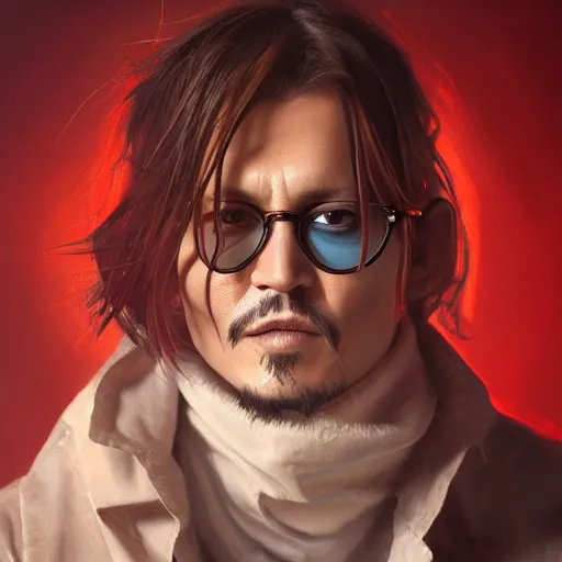 Image similar to johnny depp as a bowl of chip dip, ultra high detailed, oil painting, greg rutkowski, charlie bowater, yuumei, yanjun cheng, unreal 5, daz, hyperrealistic, octane render, rpg portrait, dynamic lighting