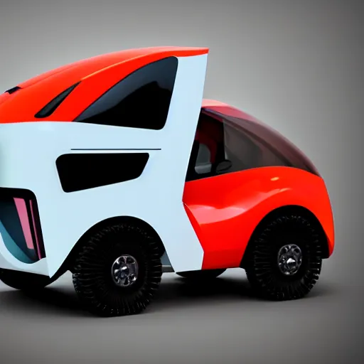 Image similar to hamster evil truck concept bio engineering, bio robot, cabin head