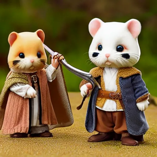 Image similar to lord of the rings calico critters