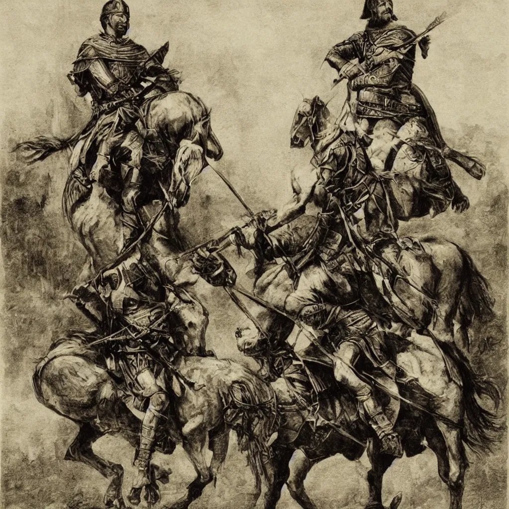 Image similar to william wallace on horse