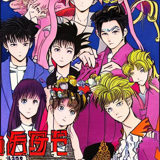 Prompt: 1990s manga baroque