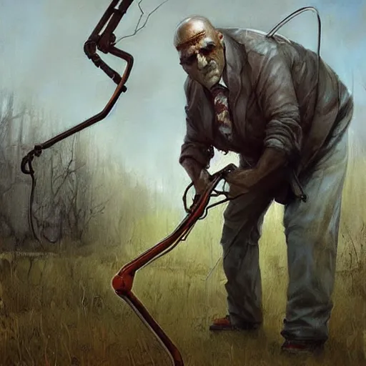 Image similar to half - life 3 concept art painting by esao andrews