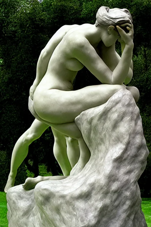 Image similar to sculpture of the Beauty of the life by auguste rodin