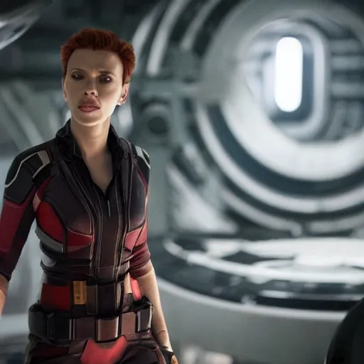 Image similar to a still of Scarlett Johansson in The Expanse (2015)