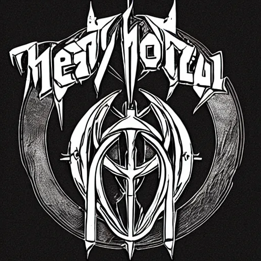 Prompt: of heavy metal logo