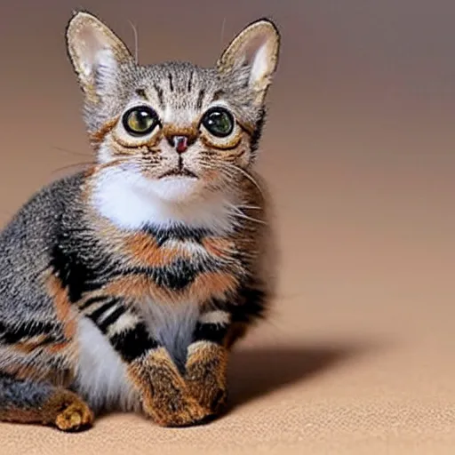 Image similar to photo of world's smallest cat the size of a honeybee