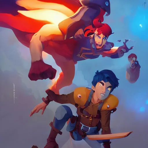 Image similar to hero world nintendo wiiu, behance hd by jesper ejsing, by rhads, makoto shinkai and lois van baarle, ilya kuvshinov, rossdraws global illumination