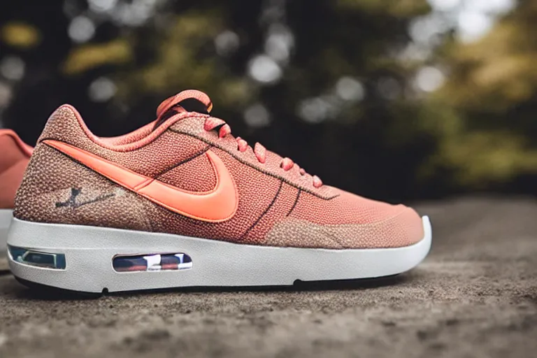 Image similar to nike sneaker made from coral reef