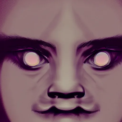 Image similar to never let them take the light behind your eyes, digital art, conceptual art