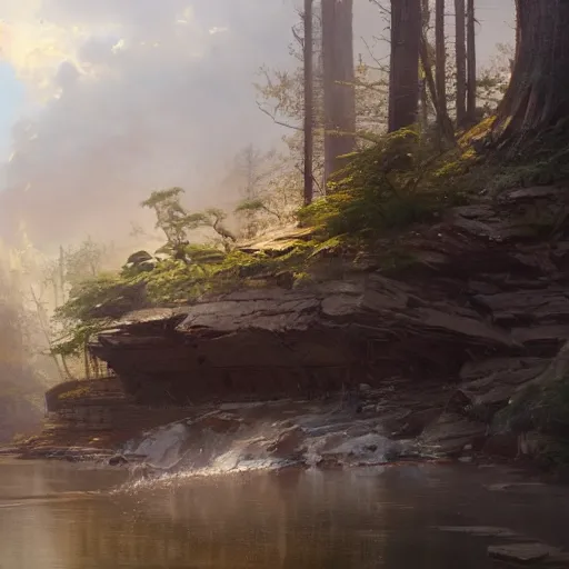 Image similar to Concept art, Michigan, 8k, james gurney, greg rutkowski, john howe, artstation