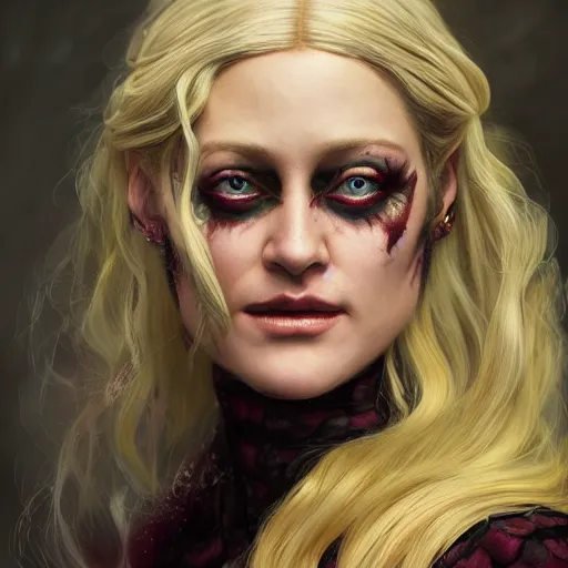 Image similar to Olivia Taylor Dudley as Shalltear Bloodfallen, detailed, centered, digital painting, artstation, concept art, donato giancola, Joseph Christian Leyendecker, WLOP, Boris Vallejo, Breathtaking, 8k resolution, extremely detailed, beautiful, establishing shot, artistic, hyperrealistic, beautiful face, octane render, cinematic lighting, dramatic lighting, masterpiece