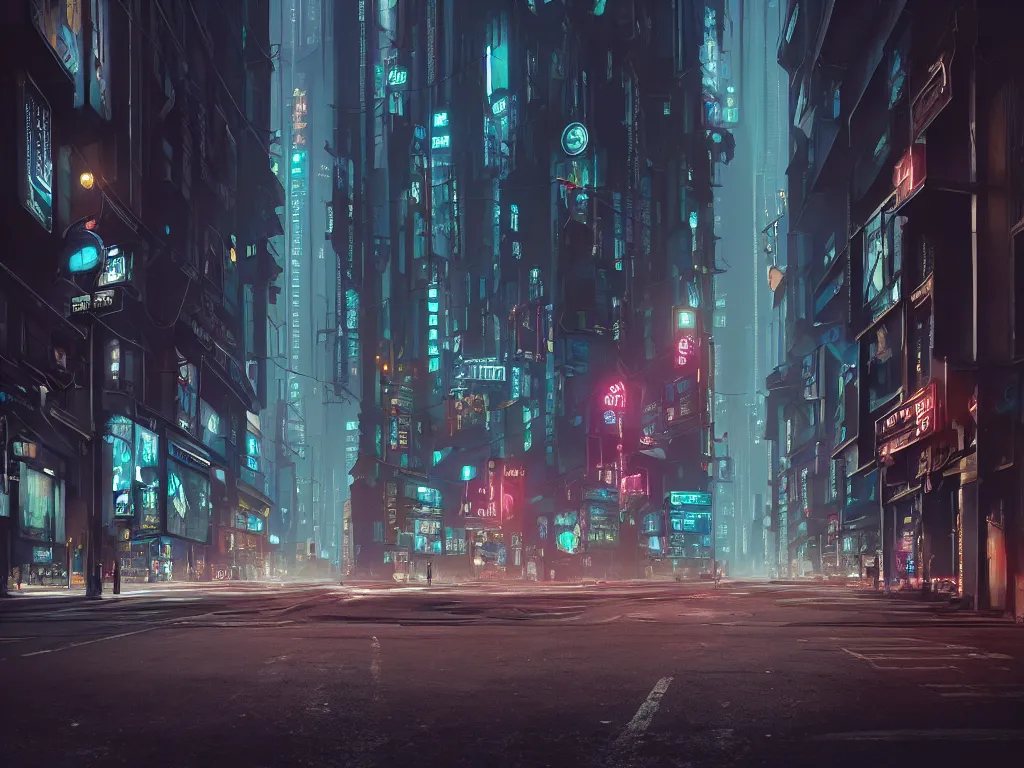 Cyberpunk Streets Illustration, Futuristic City, Dystoptic Artwork at  Night, 4k Wallpaper. Stock Illustration - Illustration of industry,  cyberpunk: 254965648