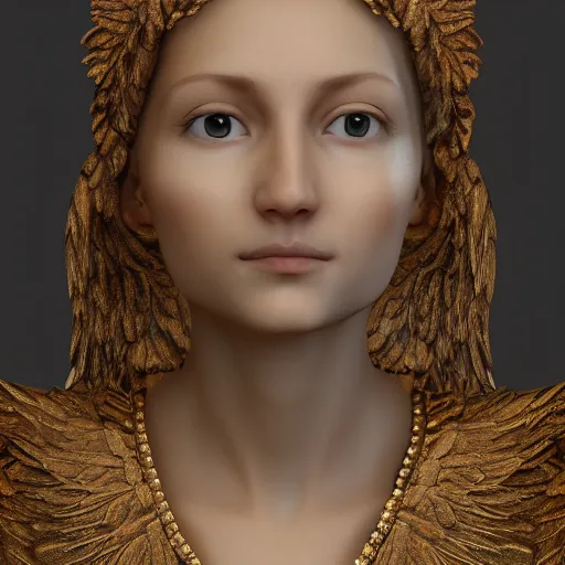 Prompt: realistic seraphim portrait detailed 8 k
