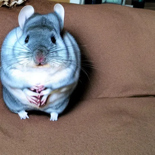 Prompt: chinchilla tardigrade hybrid, furry creature with several legs ( multiple limbs ) and a protective fur coat